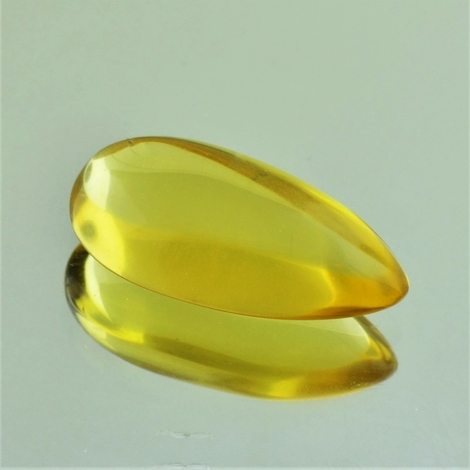 Citrin Cabochon Tropfen gelb 14,79 ct