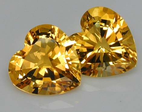 Citrin Duo Herz ca. 3 ct Citrin Duo Herz ca. 3 ct