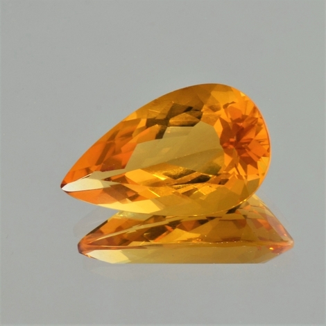 Citrin Tropfen gelborange 17,83 ct Citrin Tropfen gelborange 17,83 ct