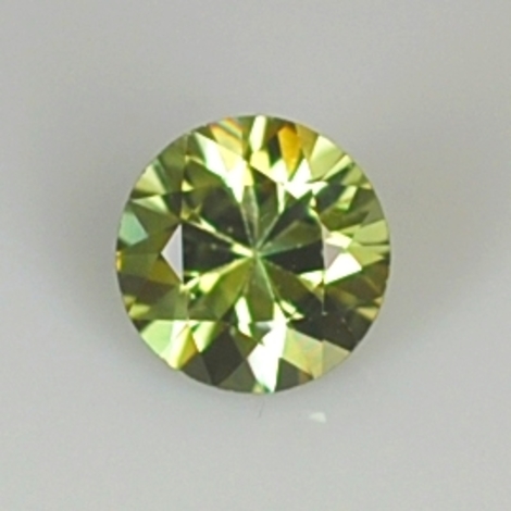 Demantoid, Rund facettiert (ca. 0,21 ct.) aus Madagaskar (Ambanja)