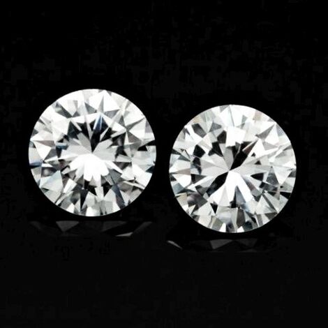 Diamant Duo Brillanten feines Weiss F lupenrein 0,50 ct.