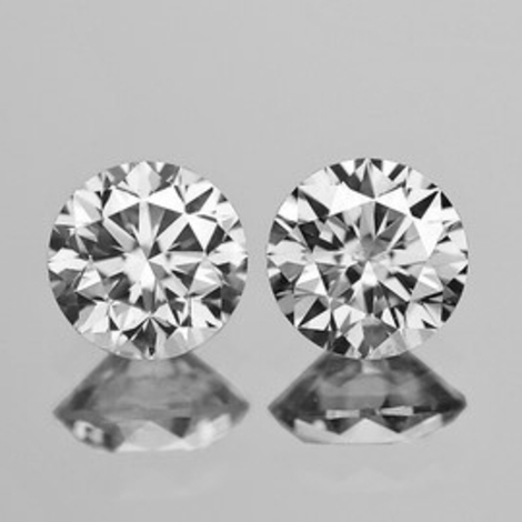 Diamant Duo Brillanten weiss 0,21 ct