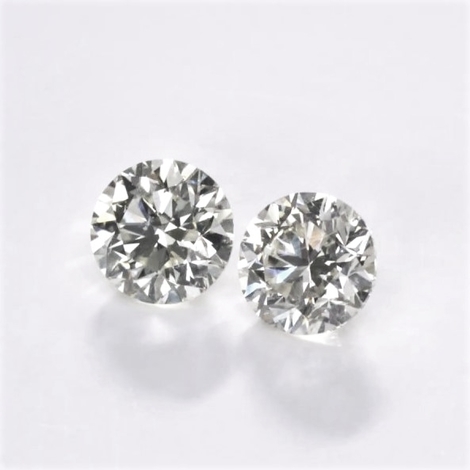 Diamant Duo, Brillant (0,50 ct.) aus Russland Diamant Duo, Brillant (0,50 ct.) aus Russland