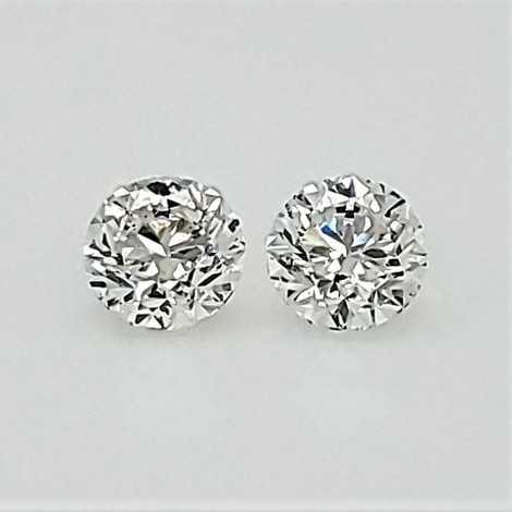 Diamant Duo, Brillant (0,53 ct.) aus Russland Diamant Duo, Brillant (0,53 ct.) aus Russland