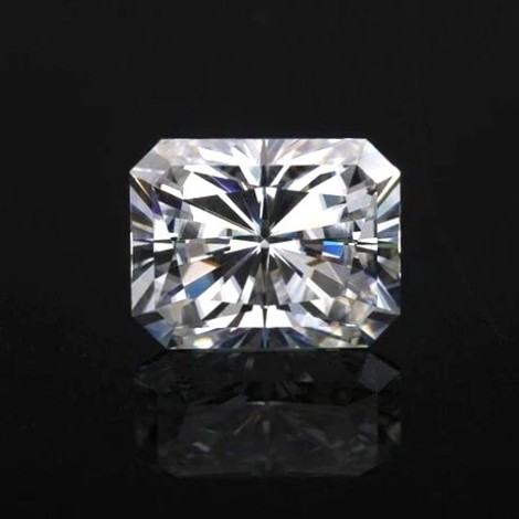 Diamond radiant feines white G loupe clean 0.50 ct