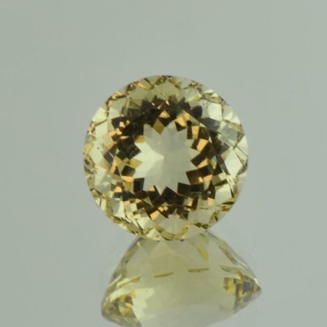 Beryl Heliodore round grünlich-hellgelb 8.39 ct