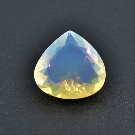 Precious Opal pear faceted 5.69 ct