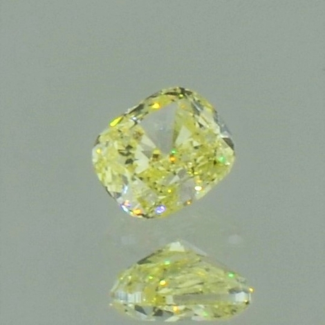 Farbdiamant antik-brillantiert gelb 0,41 ct Farbdiamant antik-brillantiert gelb 0,41 ct