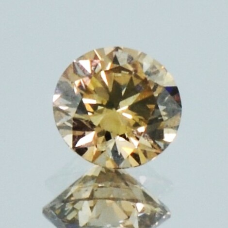 Farbdiamant Brillant bräunlich 1,16 ct