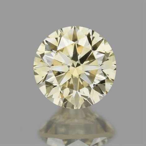 Farbdiamant, Brillant (0,42 ct.) aus Afrika