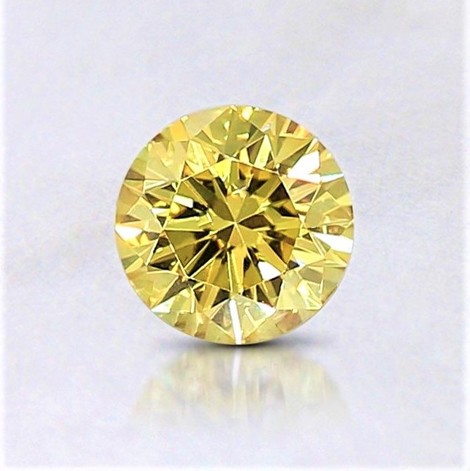 Farbdiamant, Brillant (0,45 ct.) aus Afrika Farbdiamant, Brillant (0,45 ct.) aus Afrika