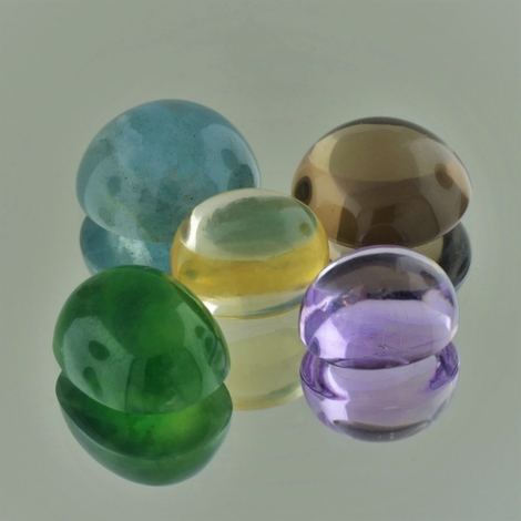 Farbstein Lot Cabochons multicolor 43,65 ct Farbstein Lot Cabochons multicolor 43,65 ct