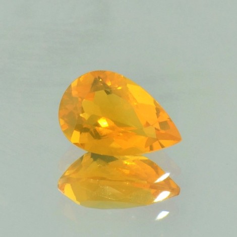 Fire Opal pear yellow orange 2.17 ct