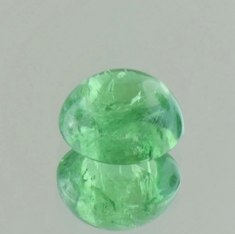 Granat Cabochon oval mintgrün 9,57 ct