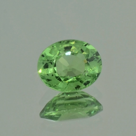 Grossular Granat, Oval facettiert (3,80 ct.) aus Tansania (Merelani Hills) Grossular Granat, Oval facettiert (3,80 ct.) aus Tansania (Merelani Hills)