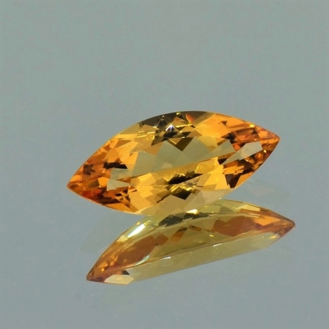 Imperial Topas, Navette facettiert (5,23 ct.) aus Brasilien (Ouro Preto)