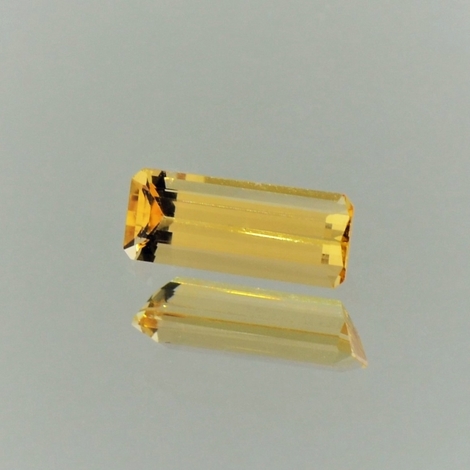 Imperial-Topas octagon orangegelb 0,85 ct Imperial-Topas octagon orangegelb 0,85 ct