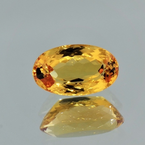 Imperial Topas oval gelborange 8,05 ct