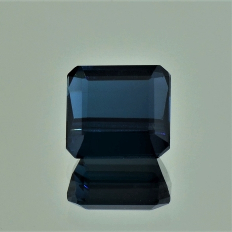Indicolite Tourmaline octagon dark blue 3.97 ct Indicolite Tourmaline octagon dark blue 3.97 ct