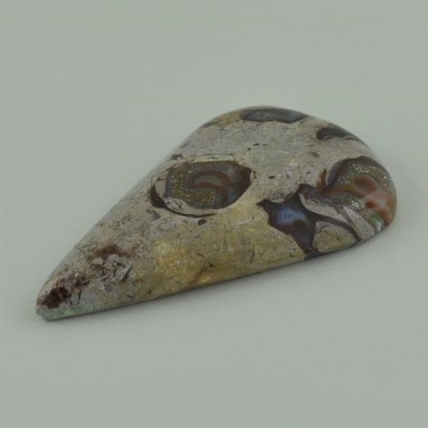 Jasper cabochon pear 48.26 ct
