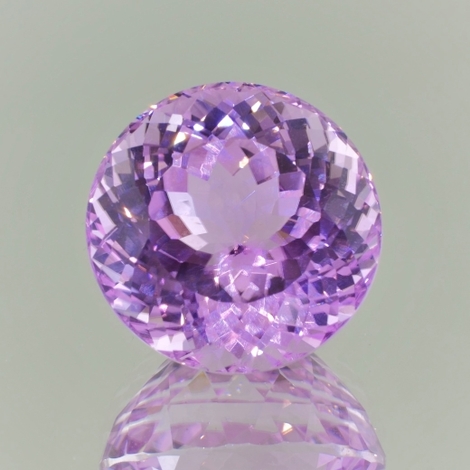 Kunzit, Rund facettiert (46,72 ct.) aus Afghanistan (Patroke Mine)