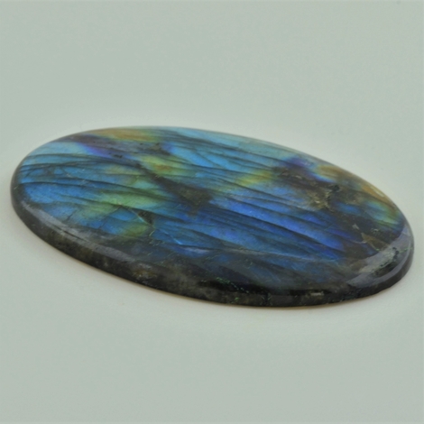 Labradorite cabochon oval bluish green 121.46 ct Labradorite cabochon oval bluish green 121.46 ct
