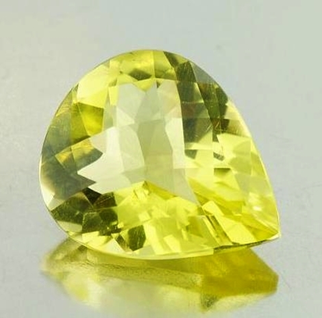 Lemon Quartz pear-checkerboard 28.45 ct Lemon Quartz pear-checkerboard 28.45 ct
