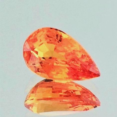 Mandarin-Granat Tropfen intensives Orange 5,08 ct.