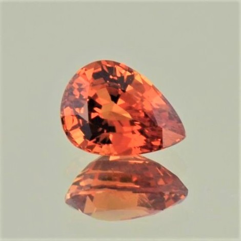 Mandarin-Granat pear orange 3.81 ct Mandarin-Granat pear orange 3.81 ct