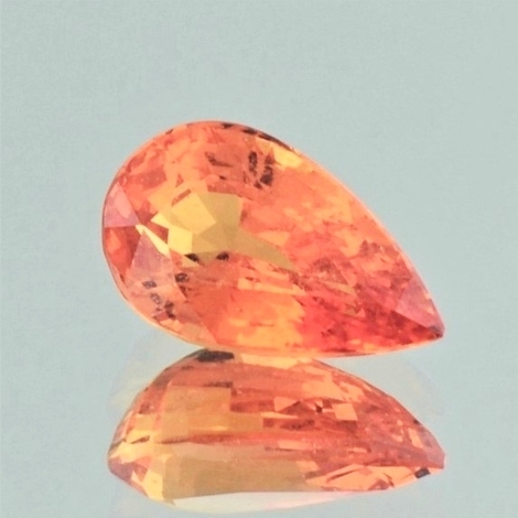 Mandarin Garnet pear orange 5.08 ct. Mandarin Garnet pear orange 5.08 ct.
