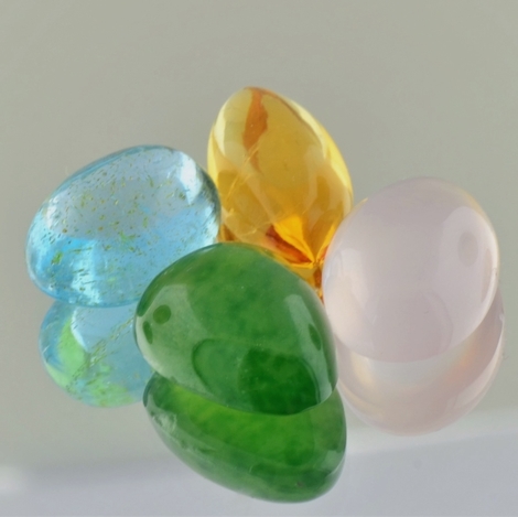Mixed Lot, Oval, Tropfen & Navette Cabochon (50,31 ct.) aus Südamerika & Asien Mixed Lot, Oval, Tropfen & Navette Cabochon (50,31 ct.) aus Südamerika & Asien