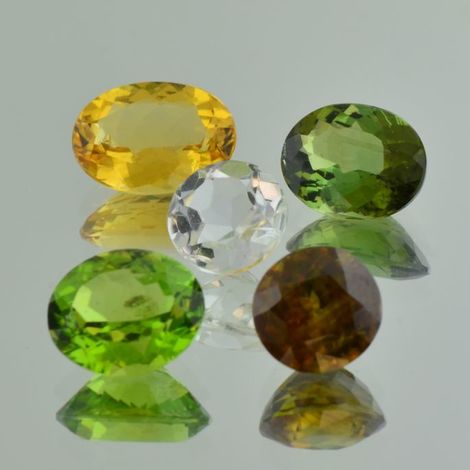 Mixed Lot facettiert multicolor 26,24 ct