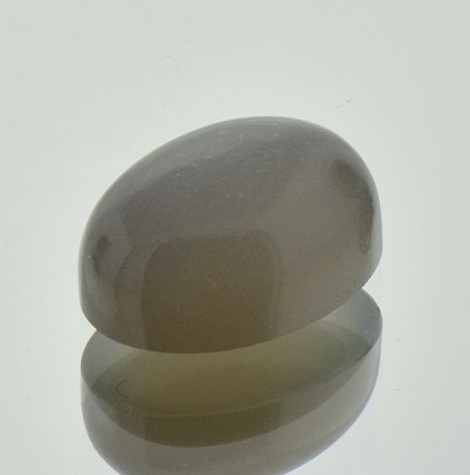 Mondstein Cabochon oval grau 7,53 ct Mondstein Cabochon oval grau 7,53 ct