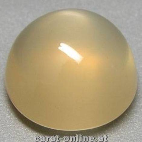 Mondstein, Rund Cabochon (12,81 ct.) aus Indien (Poona) Mondstein, Rund Cabochon (12,81 ct.) aus Indien (Poona)