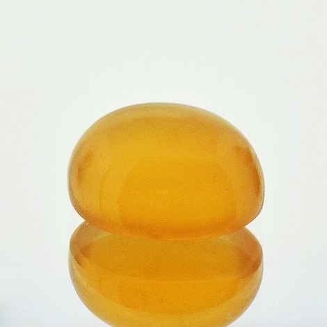 Mondstein oval gelborange 13,14 ct