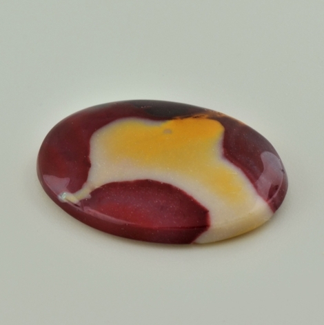 Mookait Cabochon oval multicolor 55,99 ct
