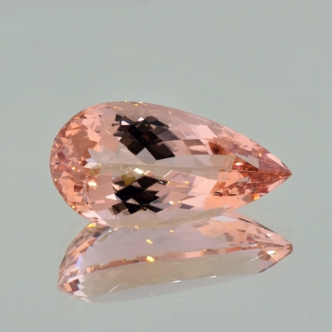 Morganit, Tropfen facettiert (22,71 ct.) aus Brasilien (Minas Gerais) Morganit, Tropfen facettiert (22,71 ct.) aus Brasilien (Minas Gerais)