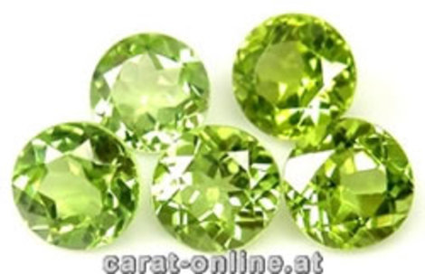 Peridot Lot rund ca. 9,5 ct Peridot Lot rund ca. 9,5 ct