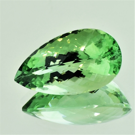 Prasiolith pear-checkerboard 31.45 ct Prasiolith pear-checkerboard 31.45 ct