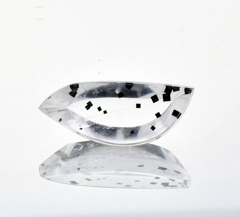 Einschlussquarz, Freiform facettiert (11,48 ct.) aus Brasilien Einschlussquarz, Freiform facettiert (11,48 ct.) aus Brasilien