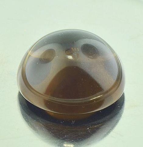 Rauchquarz, Rund Cabochon (ca. 38 - 41 ct.) aus Brasilien Rauchquarz, Rund Cabochon (ca. 38 - 41 ct.) aus Brasilien