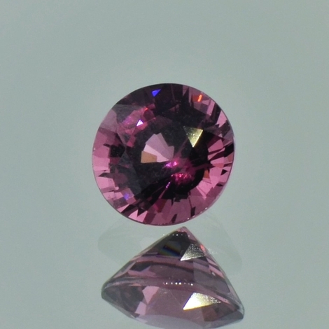 Rhodolite Garnet round purple red 1.75 ct