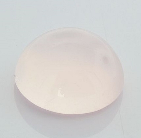 Rosenquarz, Rund Cabochon (51,32 ct.) aus Madagaskar Rosenquarz, Rund Cabochon (51,32 ct.) aus Madagaskar