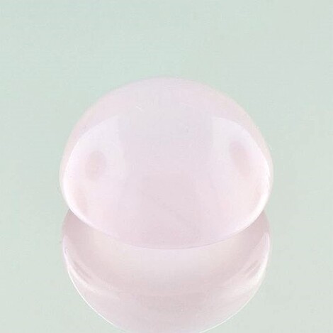 Rose-Quartz cabochon round light pink 45.47 ct