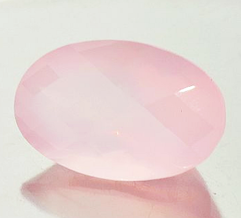 Rosenquarz Oval-Schachbrett 34,24 ct Rosenquarz Oval-Schachbrett 34,24 ct