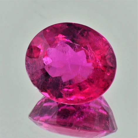 Rubellite Tourmaline oval reddish pink 20.56 ct Rubellite Tourmaline oval reddish pink 20.56 ct