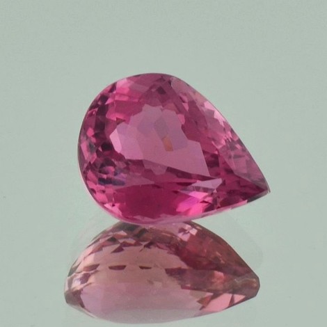 Rubellit Turmalin Tropfen purpur-rosa 6,54 ct