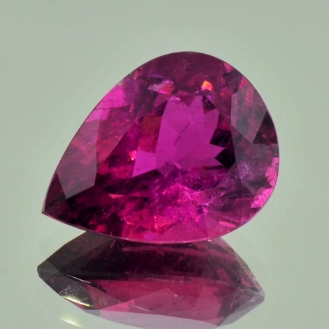 Rubellite Tourmaline pear purple red 20.29 ct