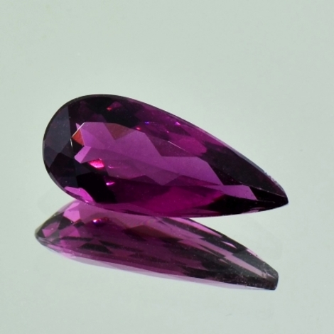 Rubellite Tourmaline pear pinkish purple 3.84 ct Rubellite Tourmaline pear pinkish purple 3.84 ct