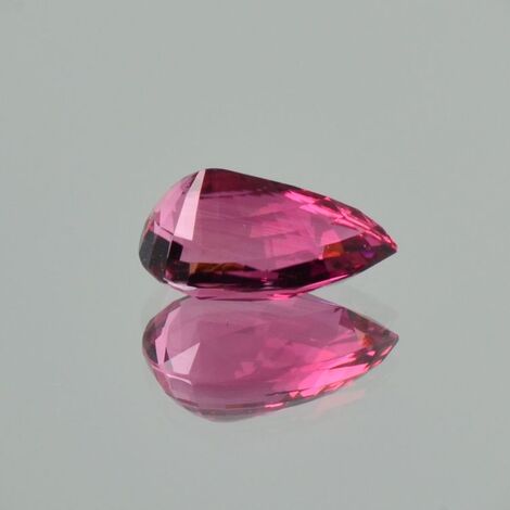 Rubellite Tourmaline pear pinkish red 3.11 ct.